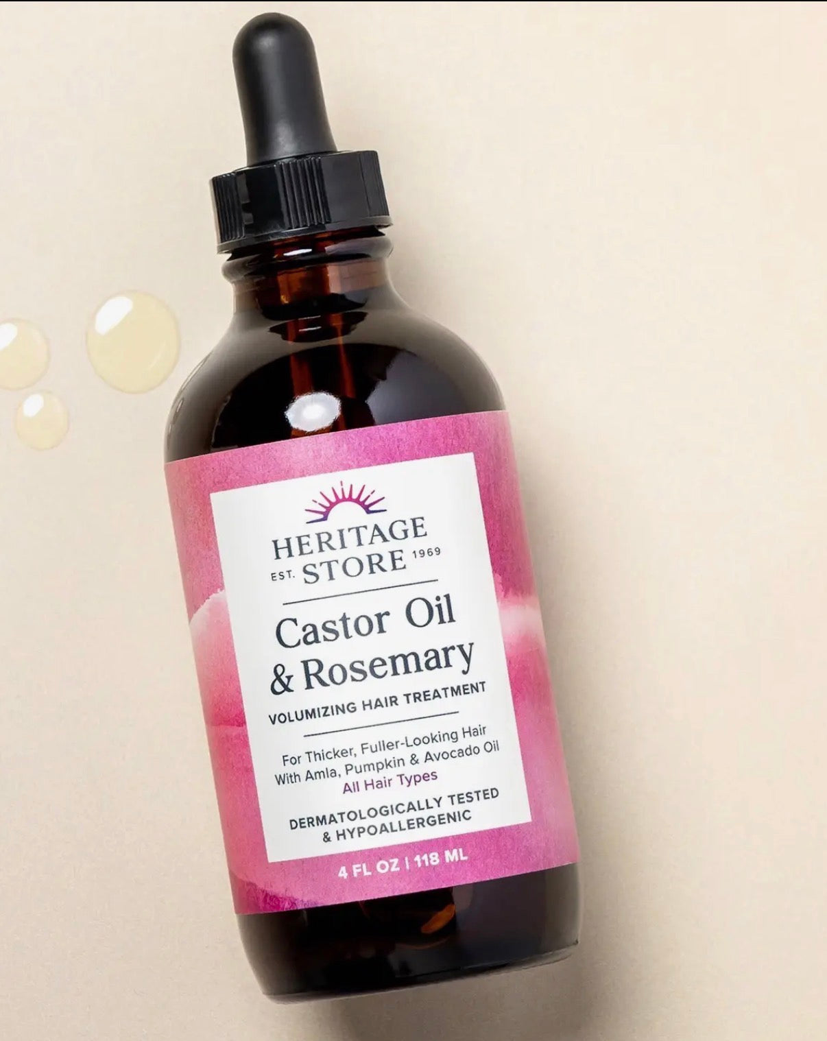 Castor Oil & Rosemary Volumizing treatment