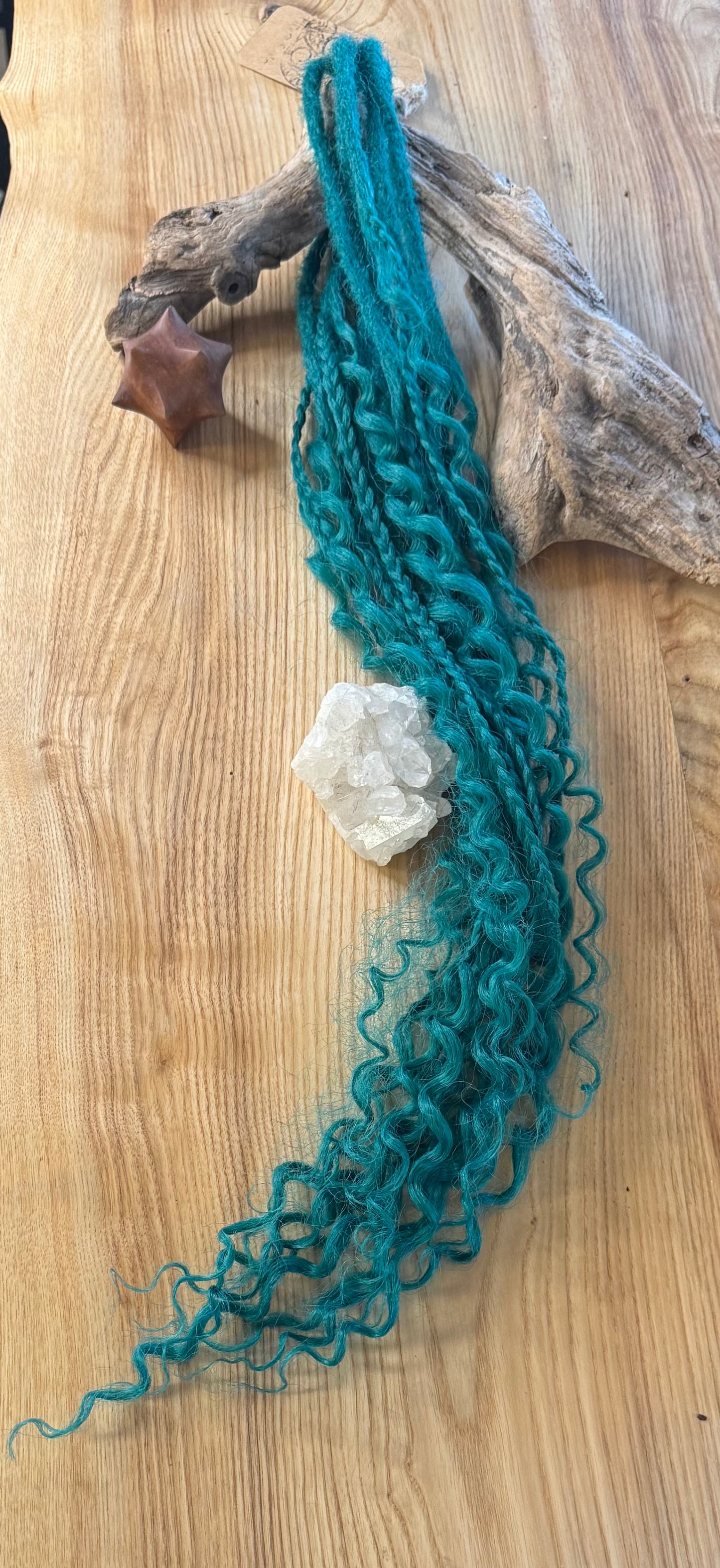 Faux Locs DE 24" Accent Teal