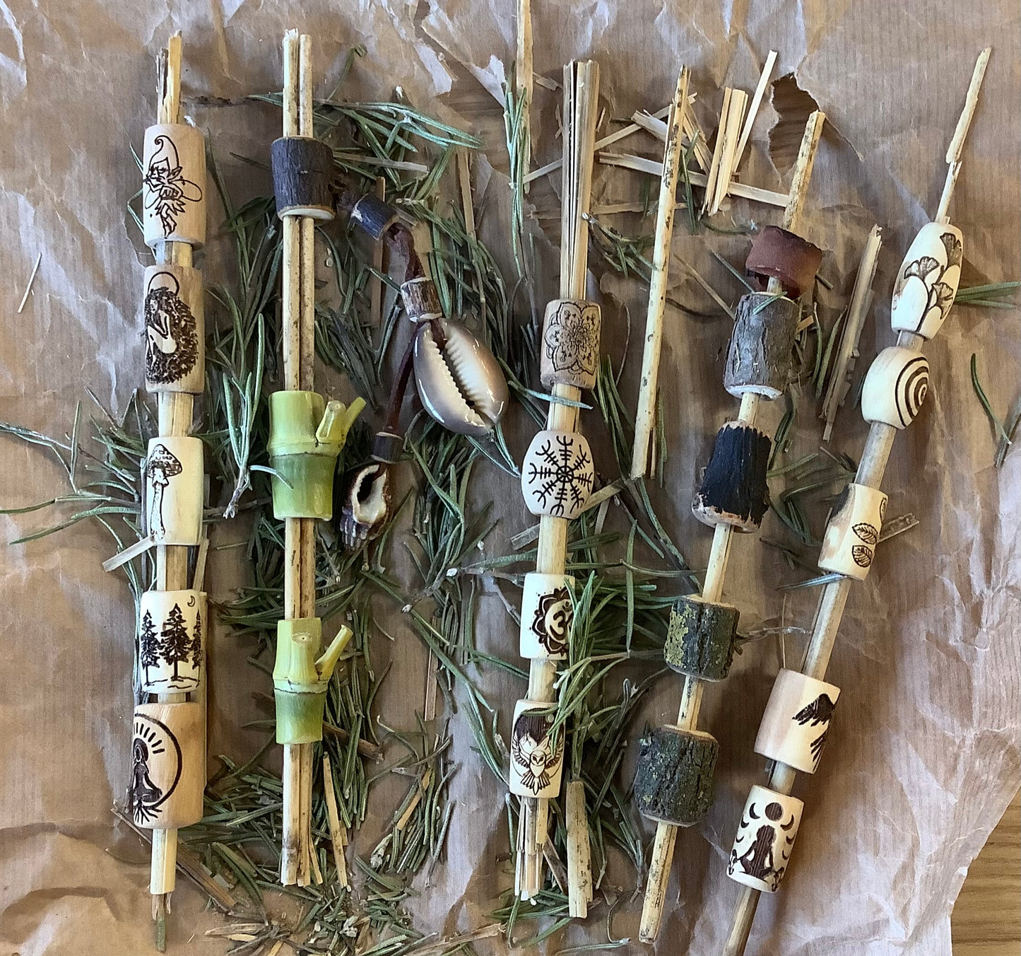 Woodsy Dreadlock Beads