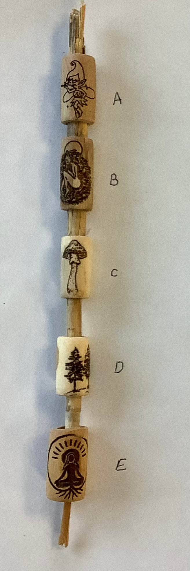 Woodsy Dreadlock Beads