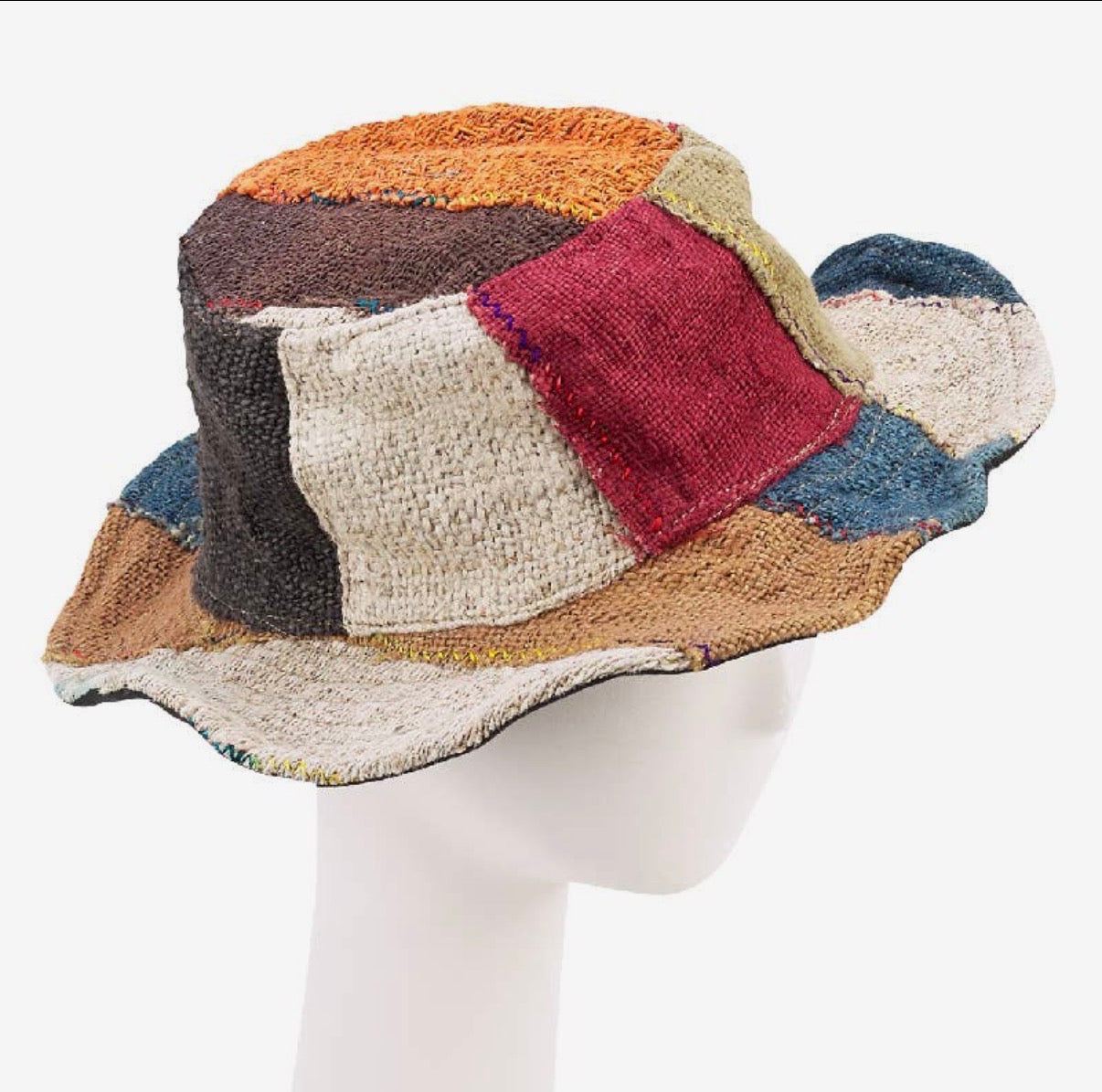Hemp Patchwork Hat