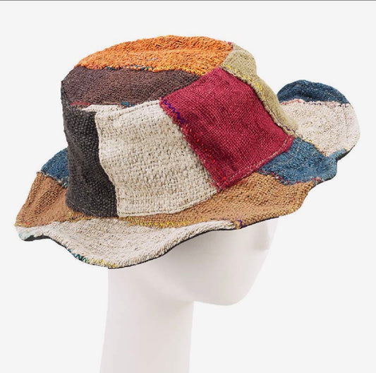 Hemp Patchwork Hat