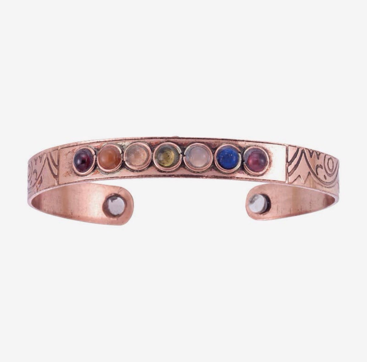 Chakra Copper Bracelet