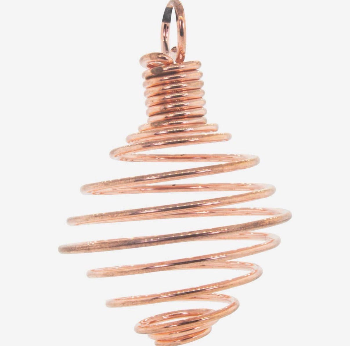 XL Copper Spiral Cage for stones