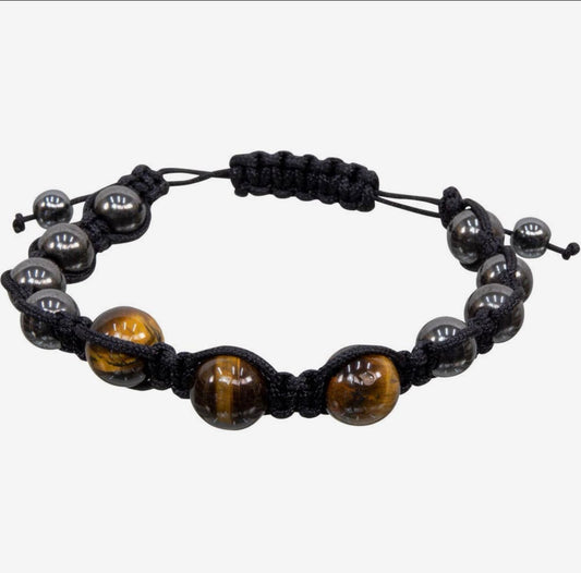 Magnetic Hematite and Tiger Eye bracelet