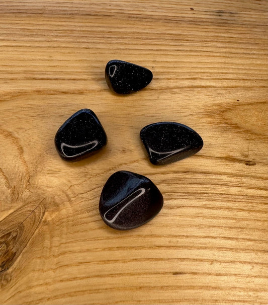 Tumbled Blue Goldstone