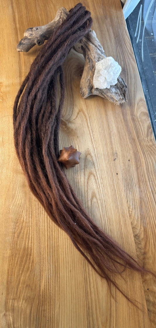Faux Locs DE 24" Brown Ombre